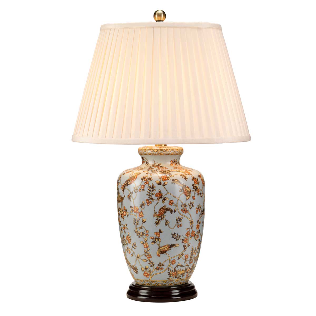 Elstead Gold Tischlampe Blau, Gold