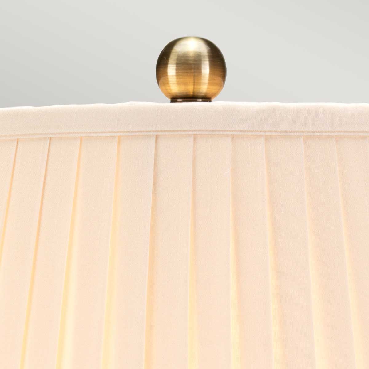 Elstead Gold Tischlampe Blau, Gold – Detailansicht