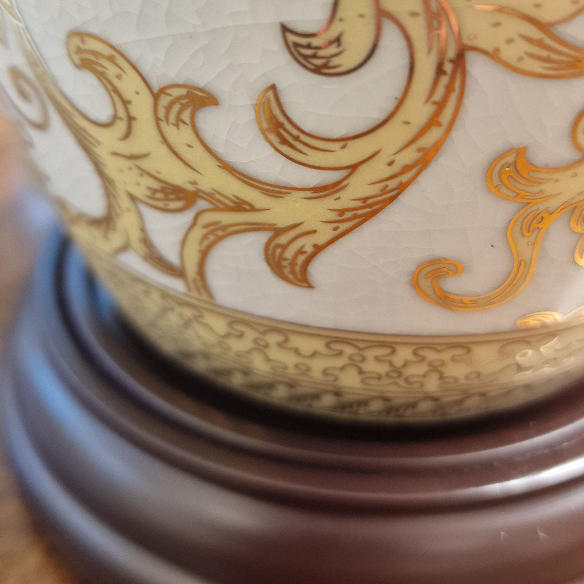 Elstead Gold Tischlampe Gold – Detailansicht 2
