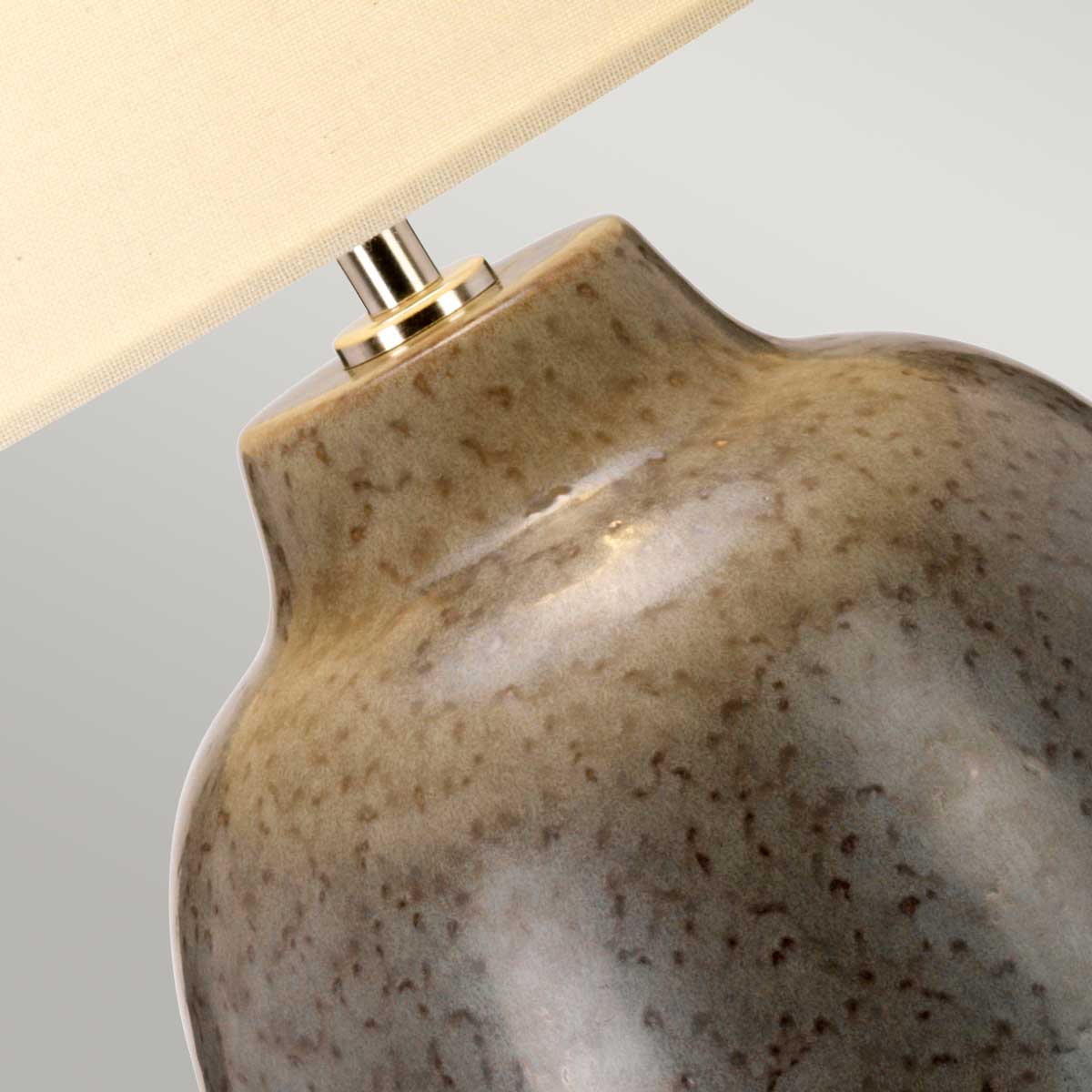Elstead Grange Tischlampe Grau, Braun – Detailansicht 2