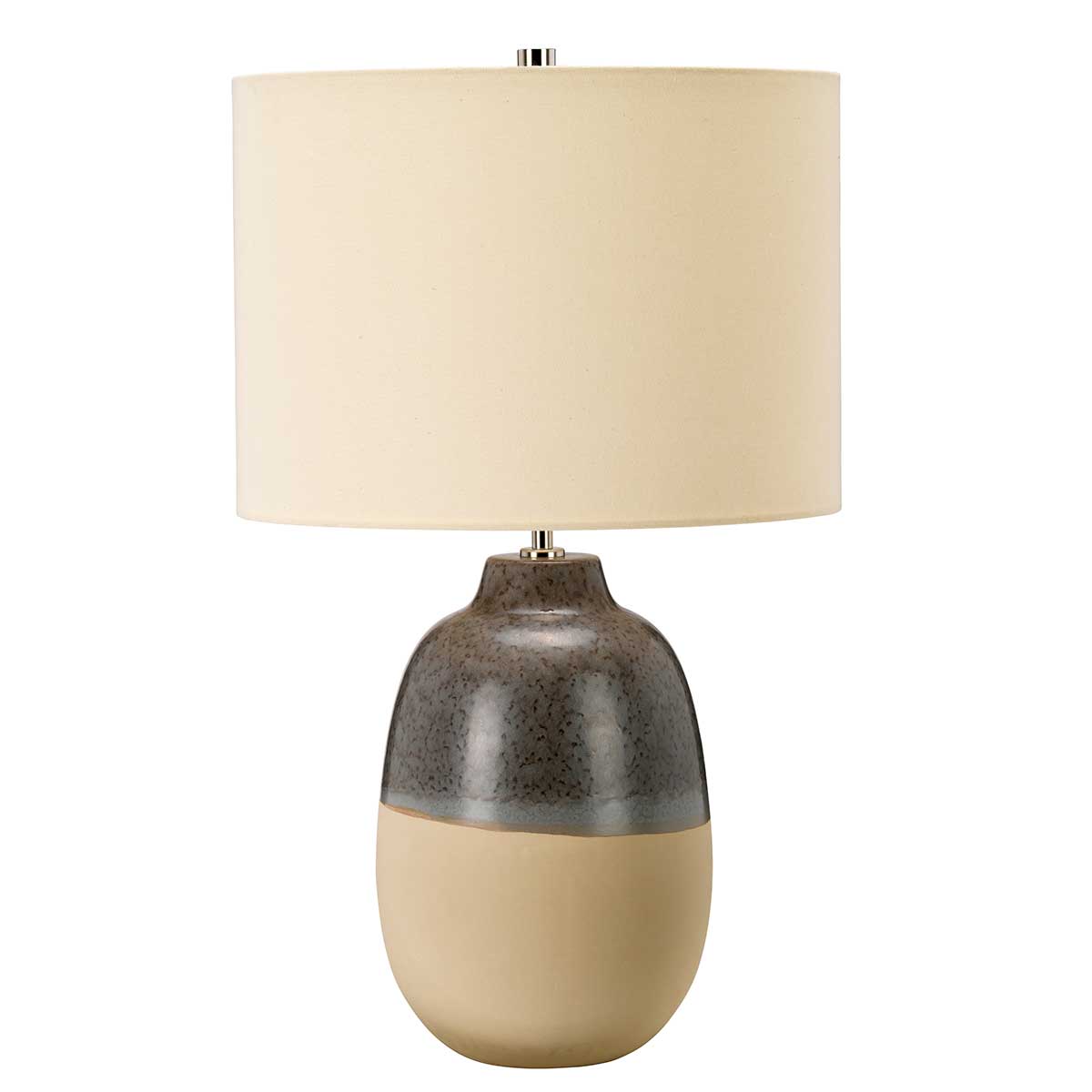 Elstead Grange Tischlampe Grau, Braun – Wohnambiente