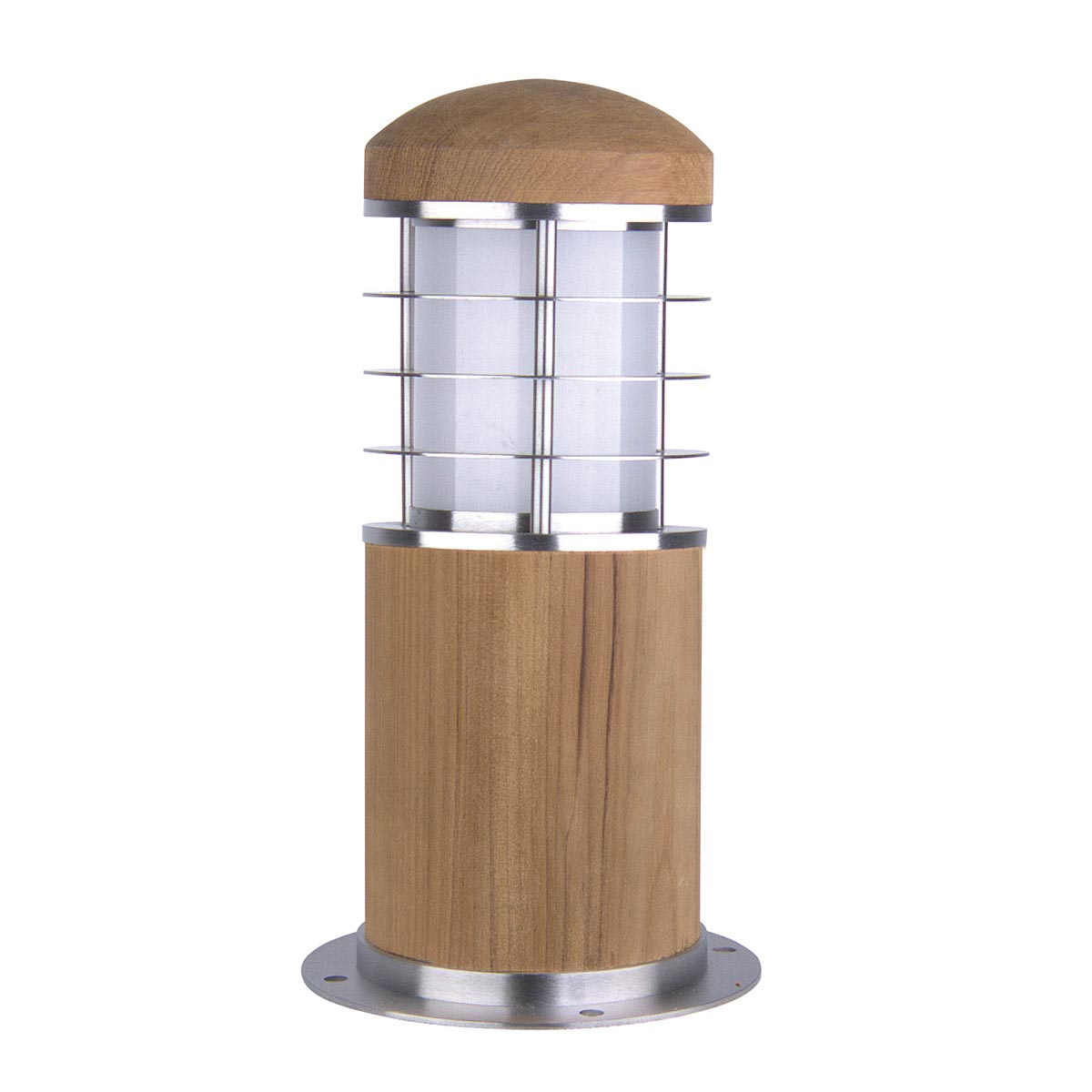 Elstead Poole Außenleuchte Teak and Stainless Steel