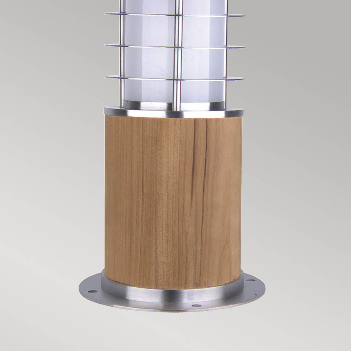 Elstead Poole Außenleuchte Teak and Stainless Steel – Detailansicht