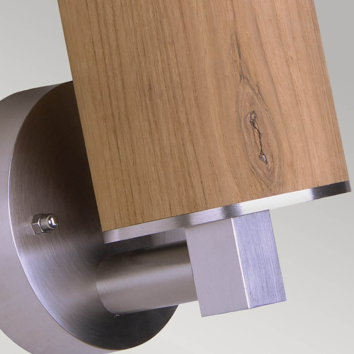 Elstead Poole Außenleuchte Teak and Stainless Steel – Detailansicht