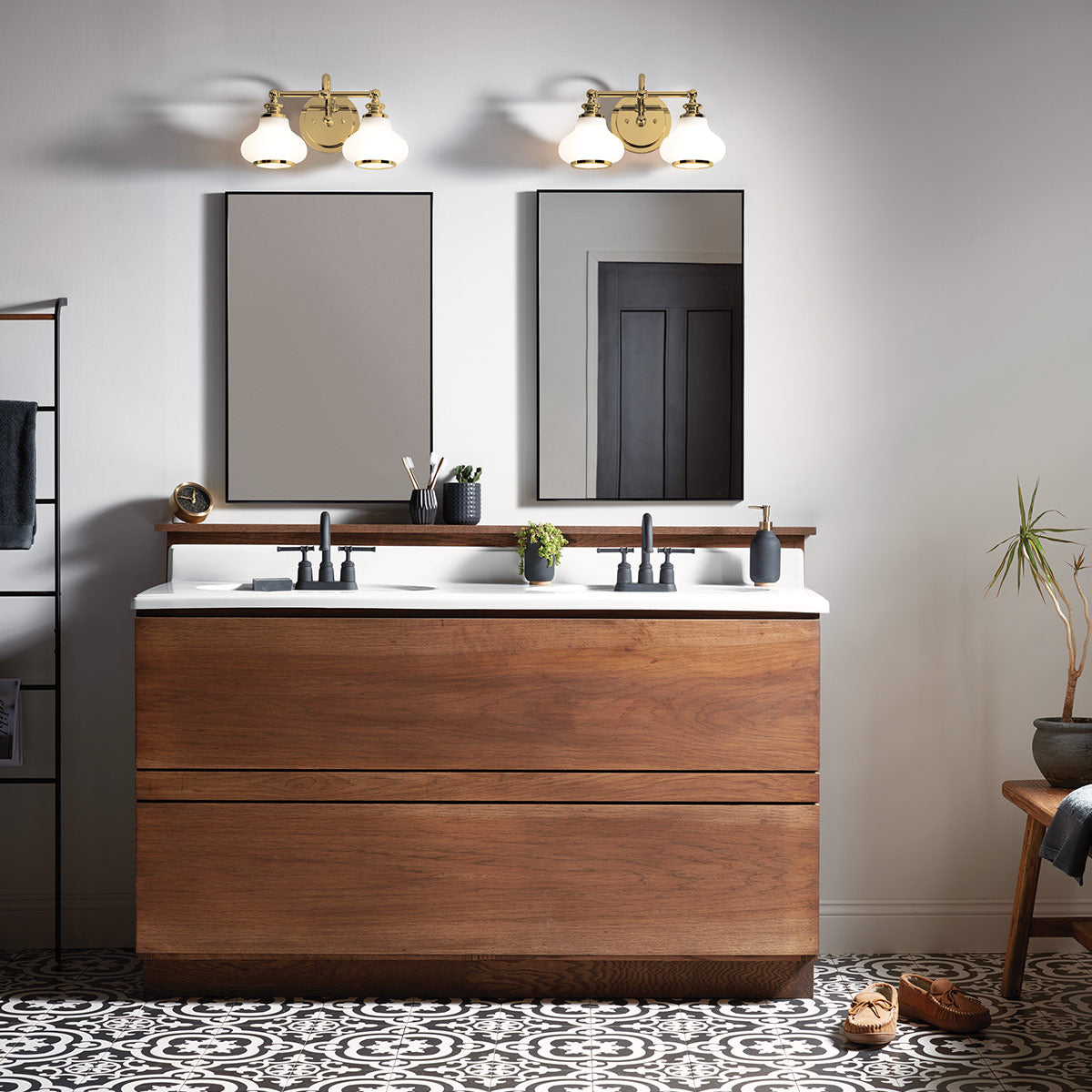 Hinkley Ainsley Wandleuchte Messing – Detailansicht 4