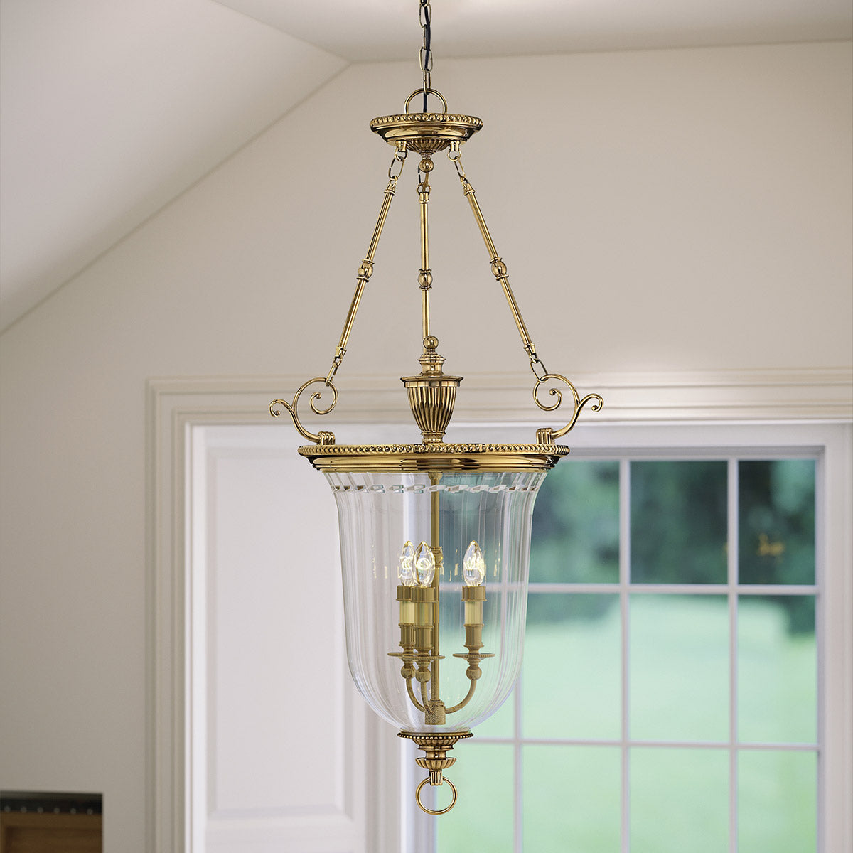 Hinkley Cambridge Pendelleuchte Messing – Detailansicht 5