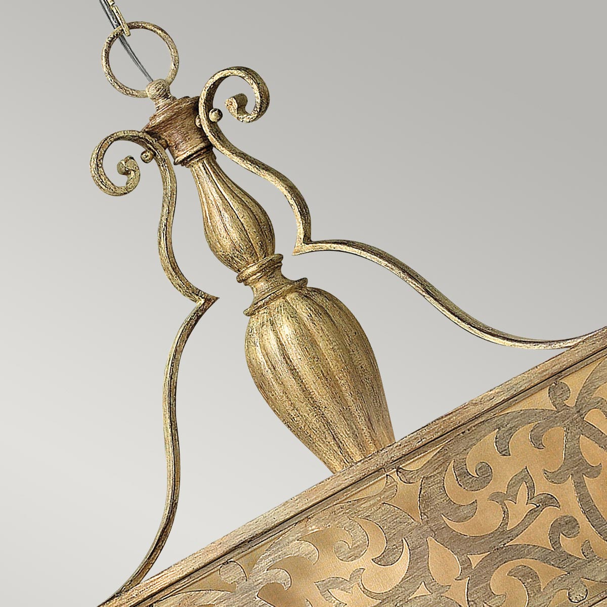 Hinkley Carabel Kronleuchter Brushed Champagne – Detailansicht
