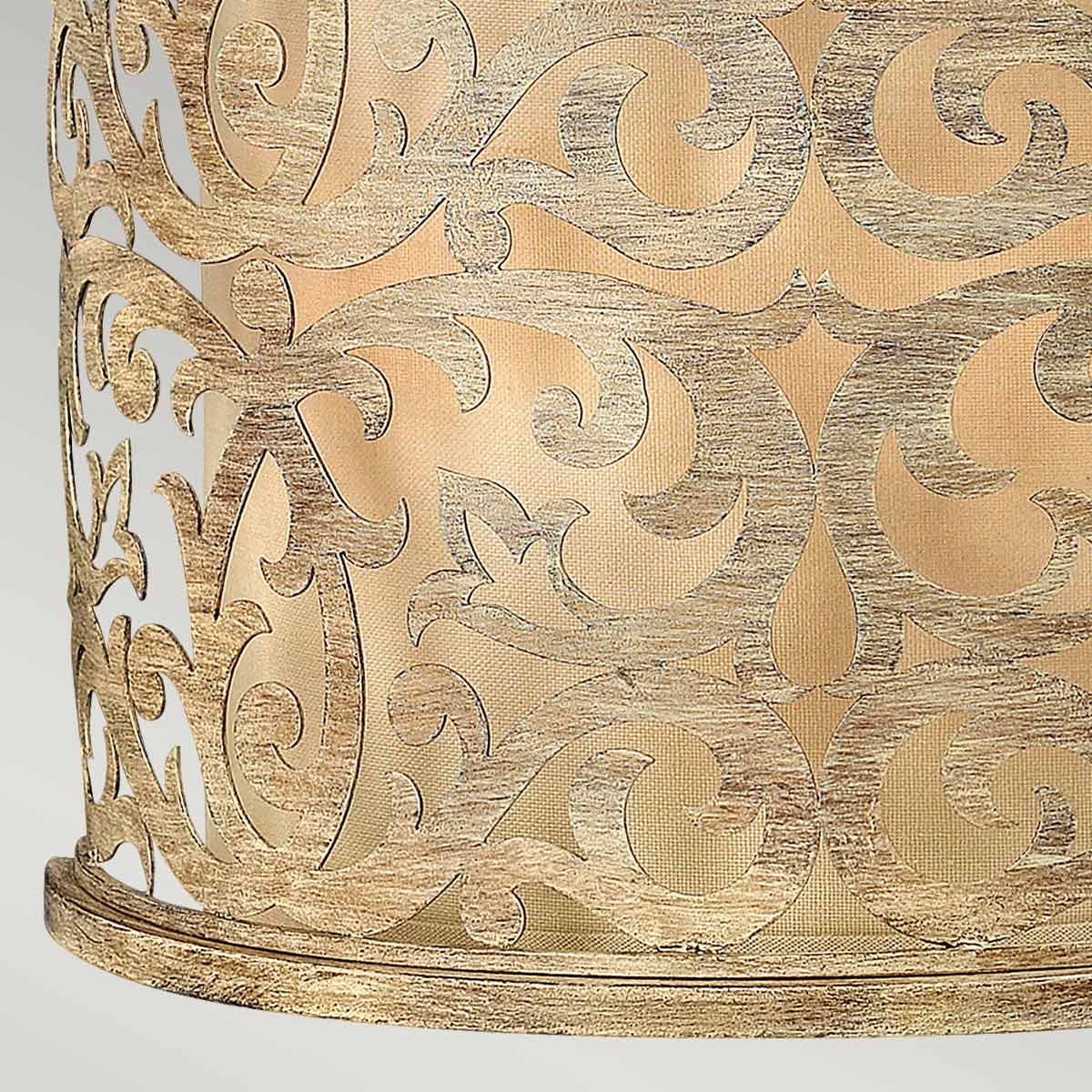 Hinkley Carabel Wandleuchte Brushed Champagne – Detailansicht