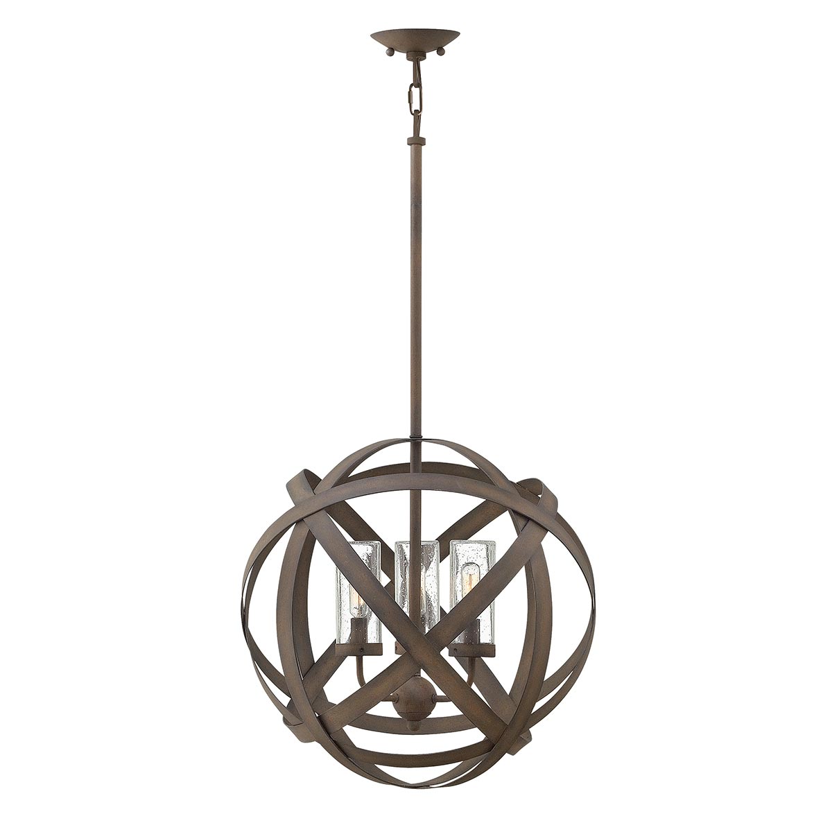 Hinkley Carson Kronleuchter Vintage Iron