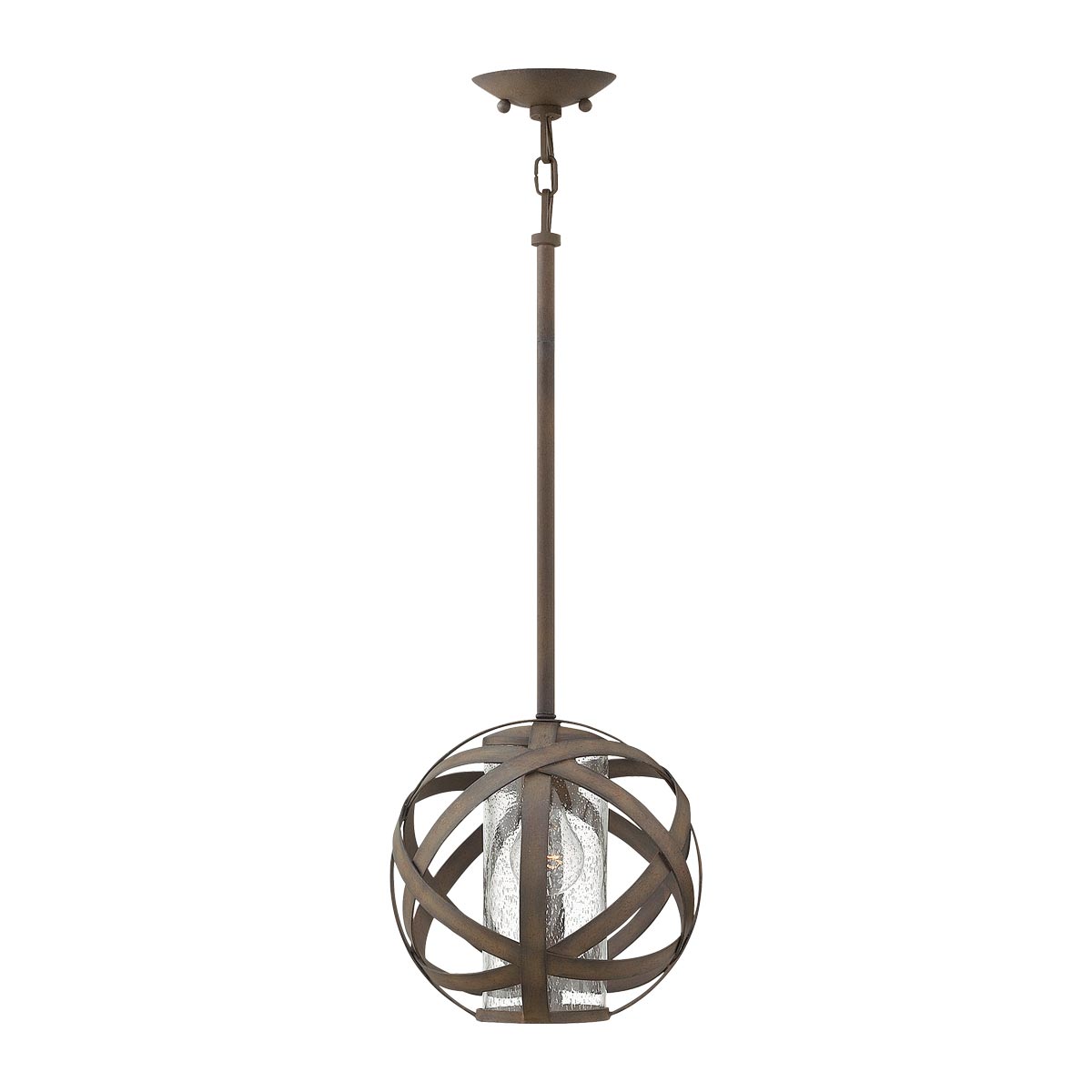 Hinkley Carson Pendelleuchte Vintage Iron