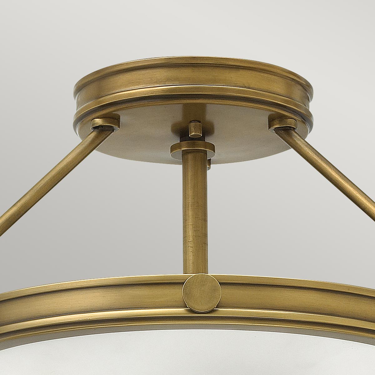 Hinkley Collier Deckenleuchte Messing – Wohnambiente