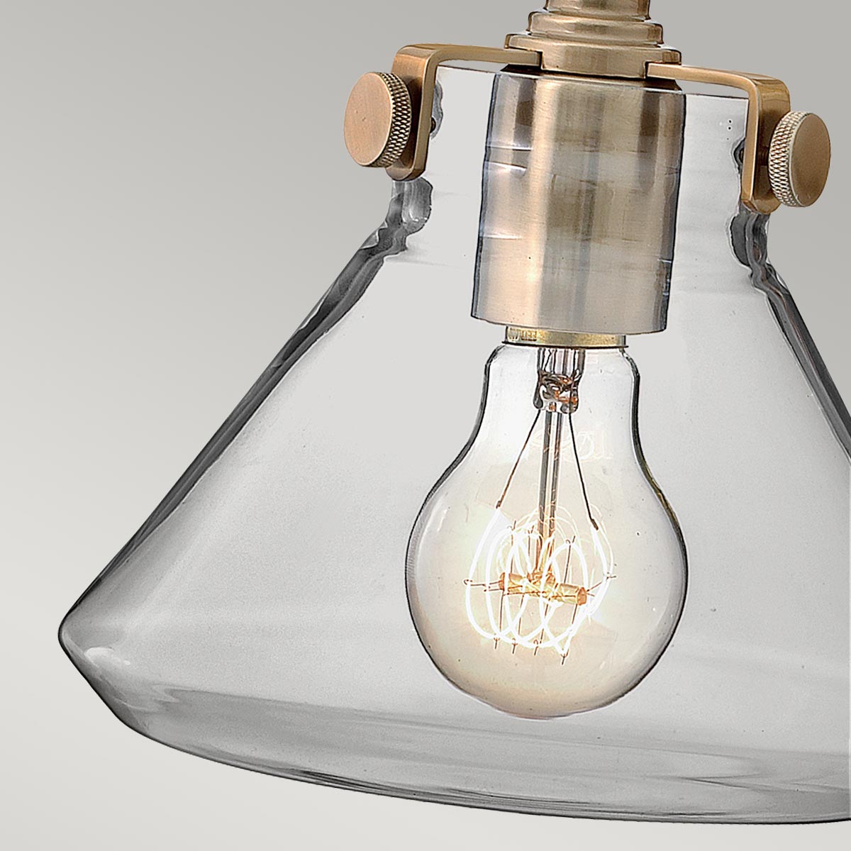 Hinkley Congress Wandleuchte Brushed Caramel – Detailansicht 2