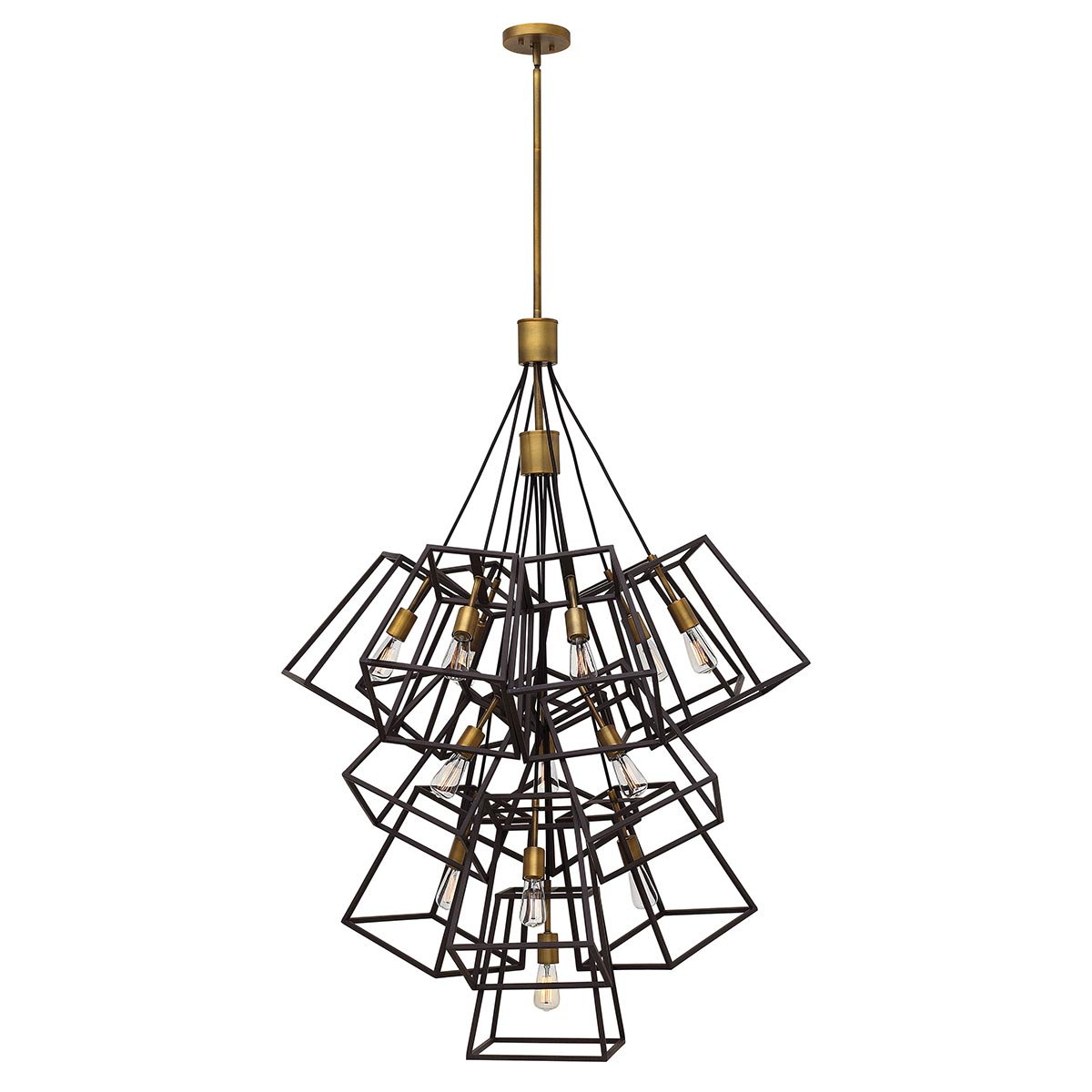 Hinkley Fulton Kronleuchter Bronze, Messing