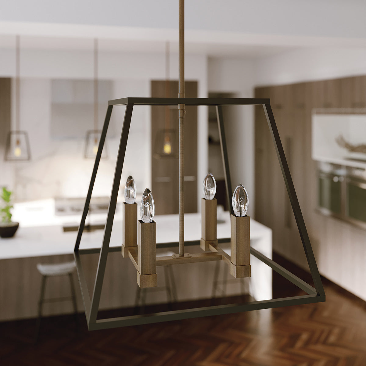 Hinkley Fulton Pendelleuchte Bronze, Messing – Detailansicht 3