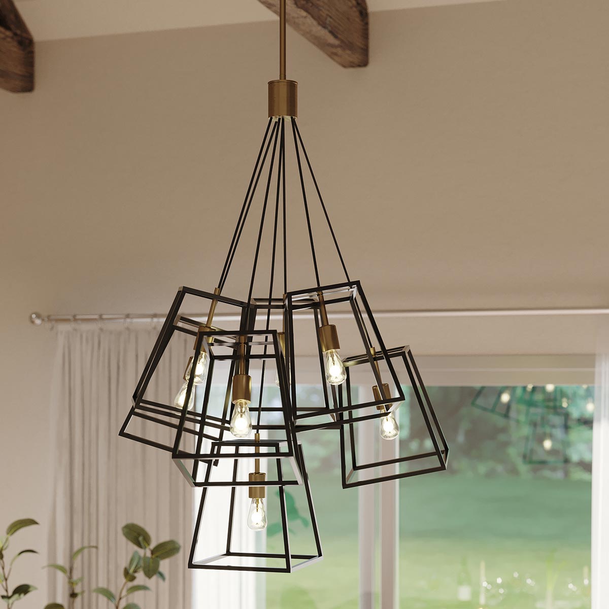 Hinkley Fulton Kronleuchter Bronze, Messing – Detailansicht 5