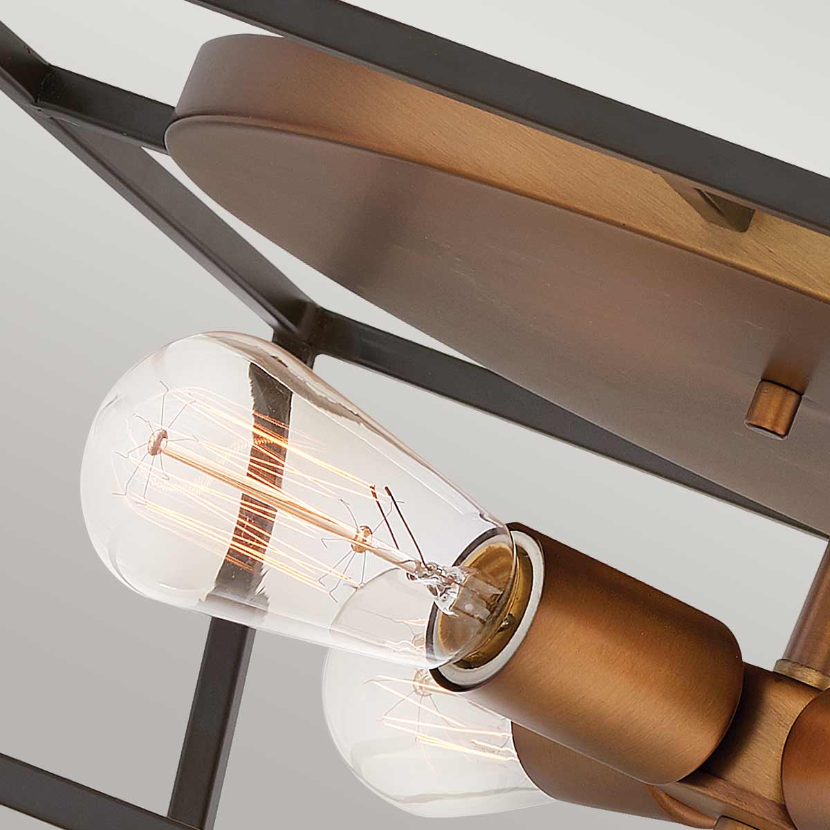 Hinkley Fulton Deckenleuchte Bronze, Messing – Wohnambiente