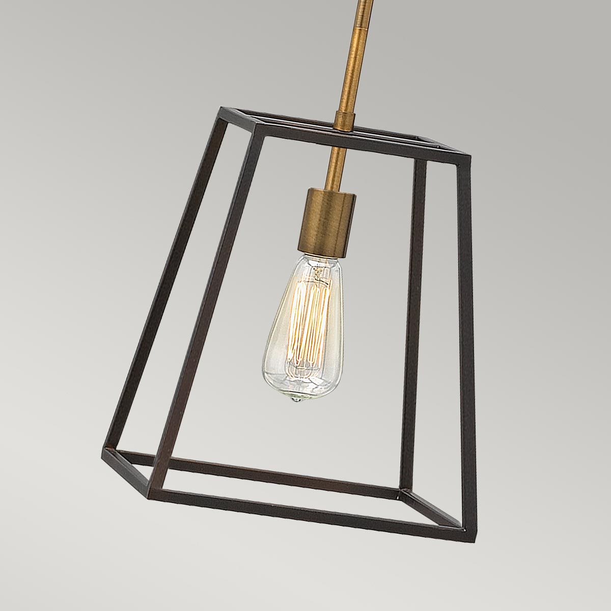 Hinkley Fulton Pendelleuchte Bronze, Messing – Detailansicht