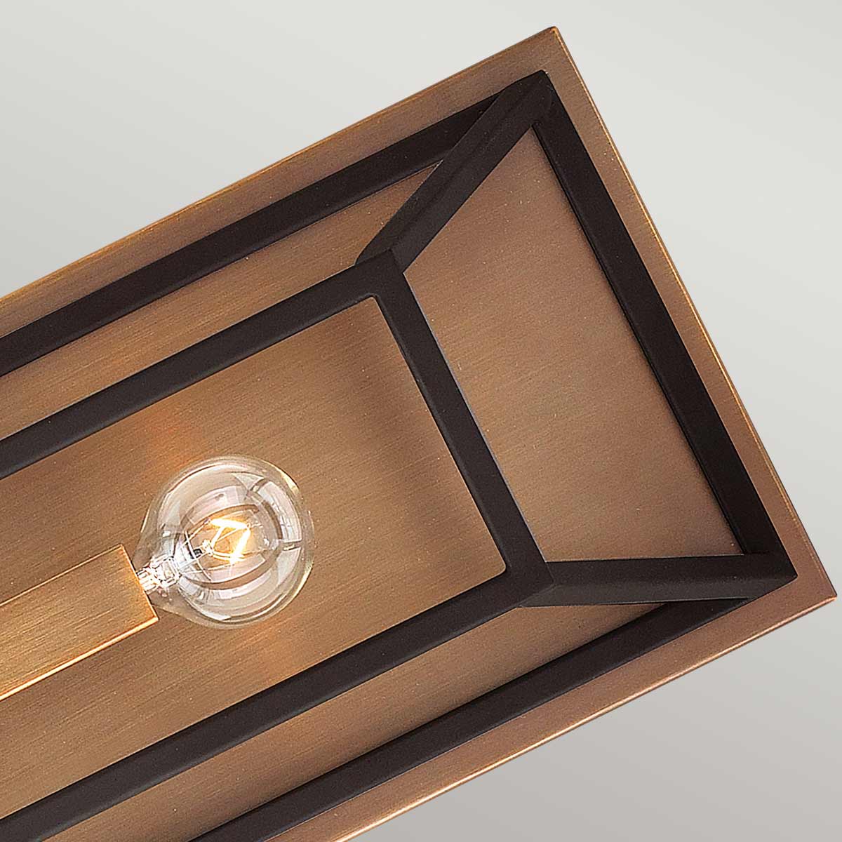 Hinkley Fulton Wandleuchte Bronze, Messing – Detailansicht 2