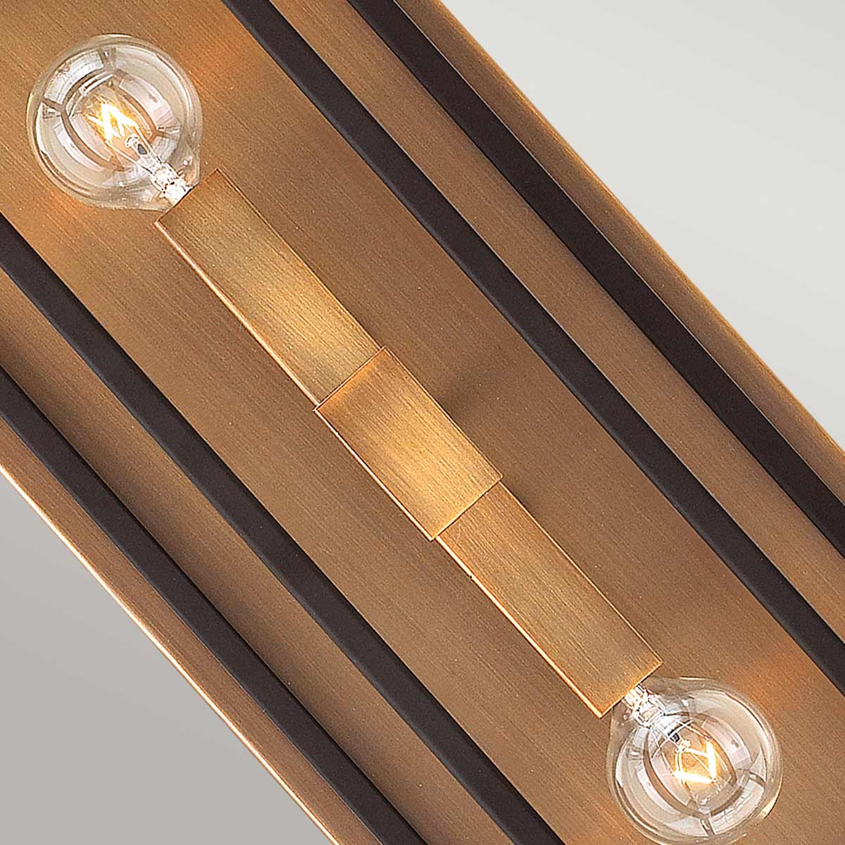 Hinkley Fulton Wandleuchte Bronze, Messing – Detailansicht 3