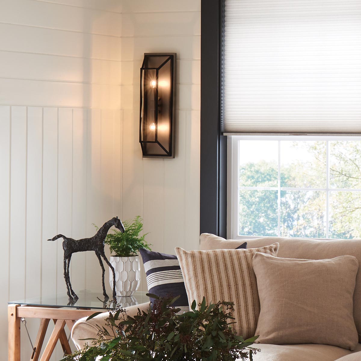 Hinkley Fulton Wandleuchte Bronze, Messing – Detailansicht 5