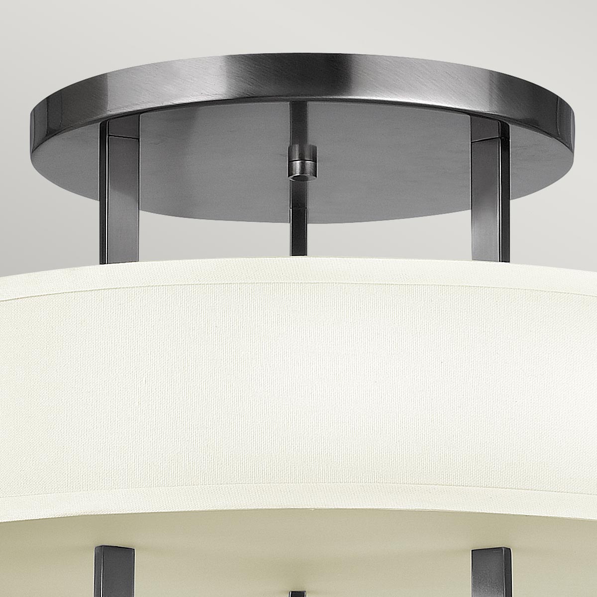 Hinkley Hampton Deckenleuchte Nickel, Elfenbein – Wohnambiente