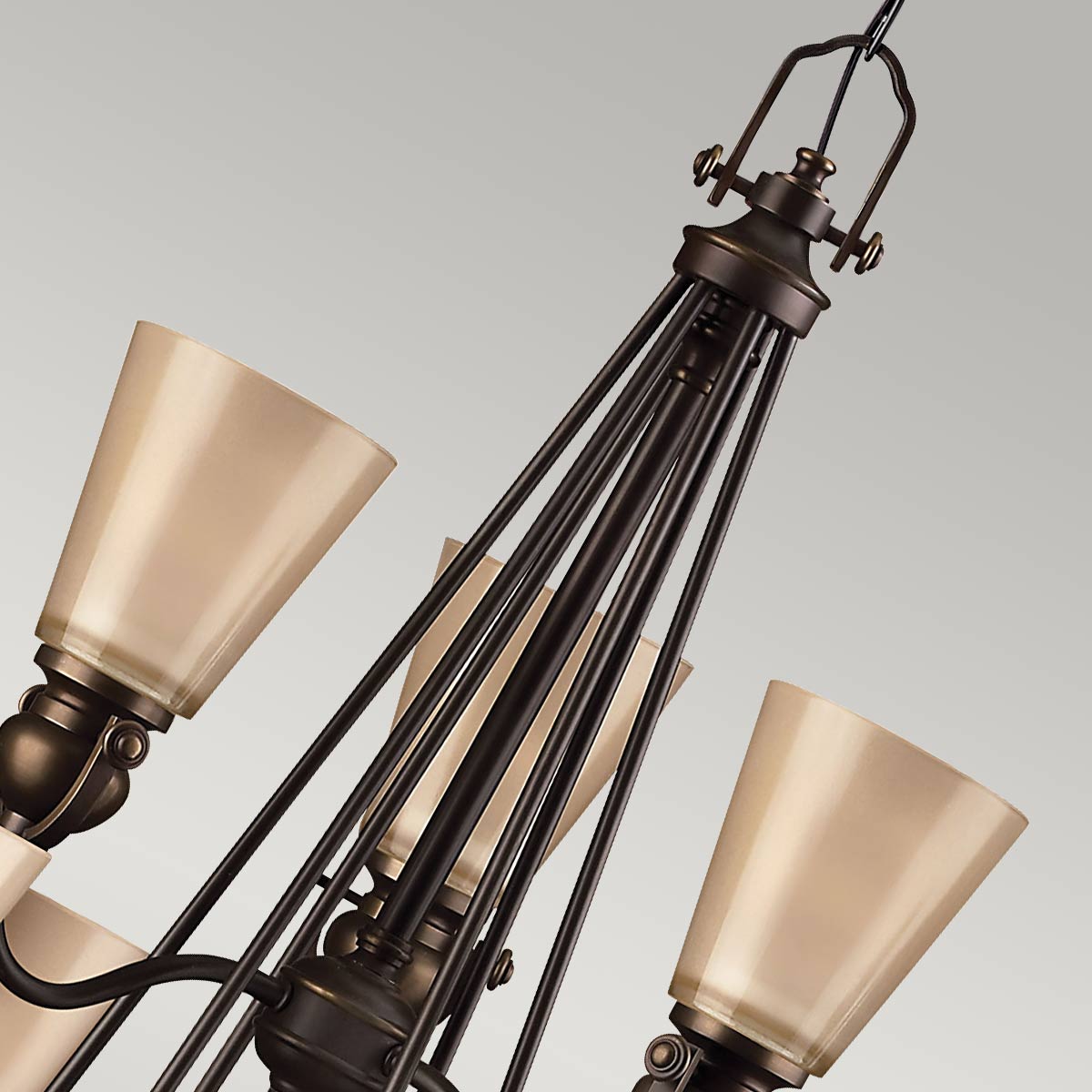 Hinkley Mayflower Kronleuchter Bronze – Detailansicht
