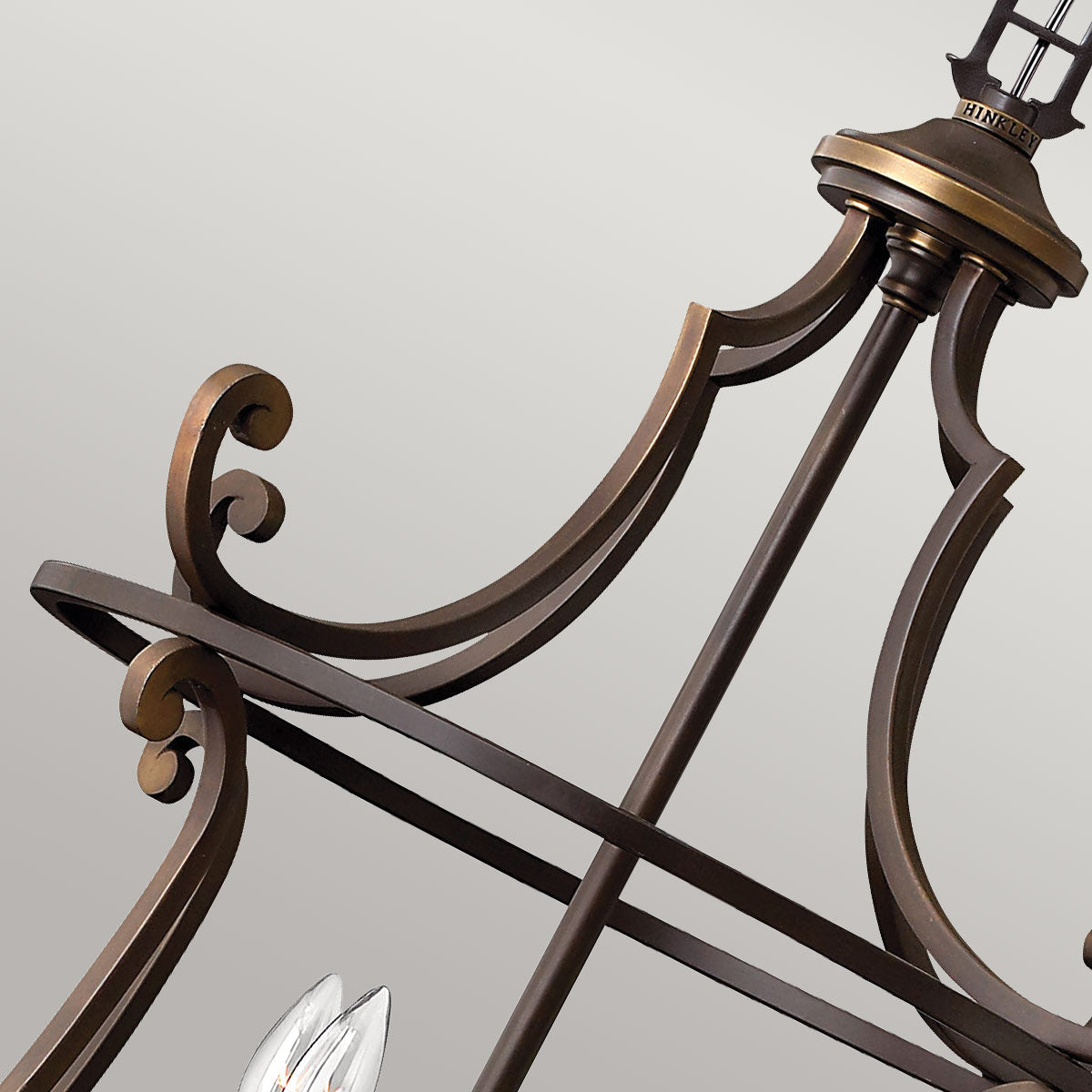 Hinkley Plymouth Kronleuchter Bronze – Detailansicht