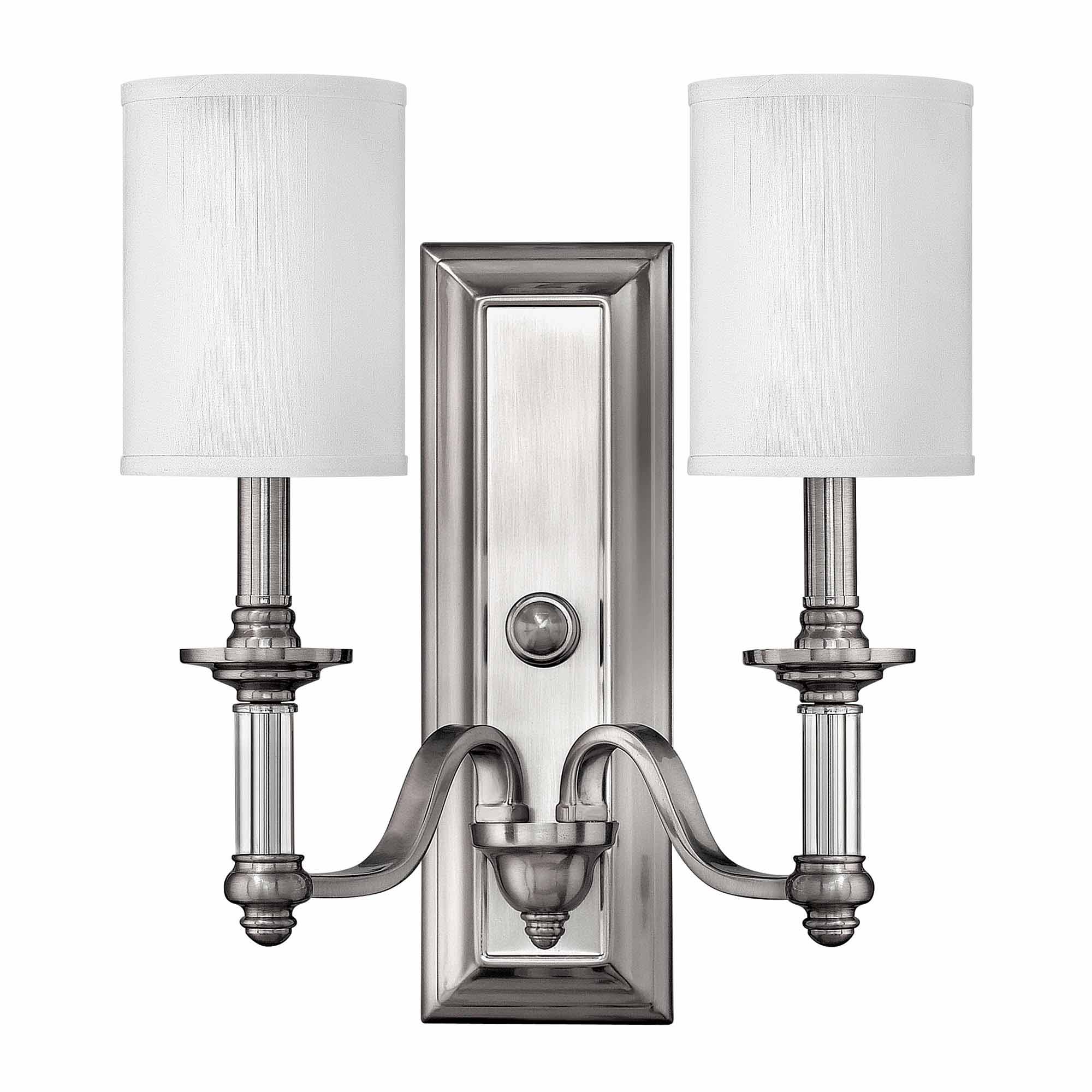 Hinkley Sussex Wandleuchte Nickel