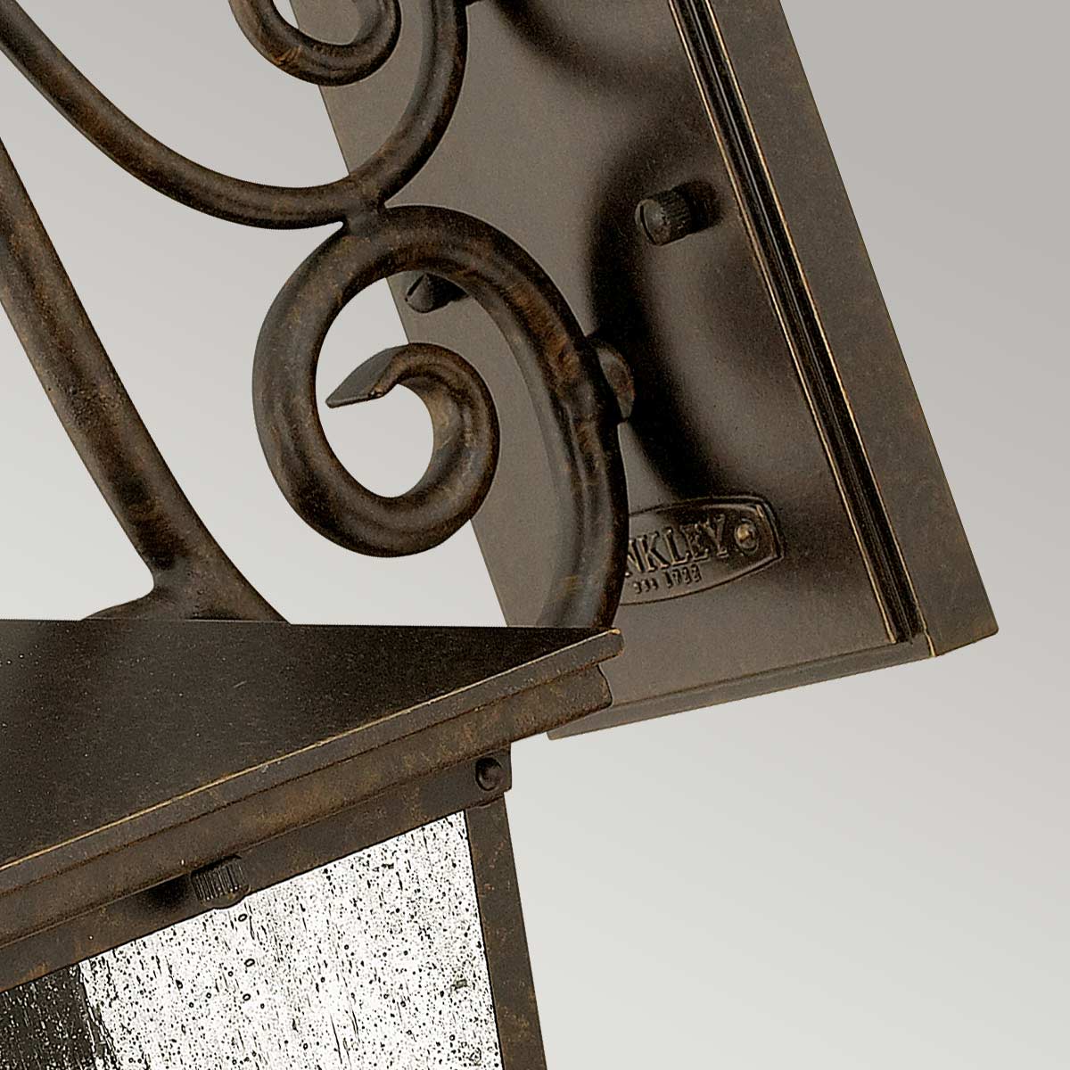 Hinkley Trellis Außenleuchte Bronze – Detailansicht