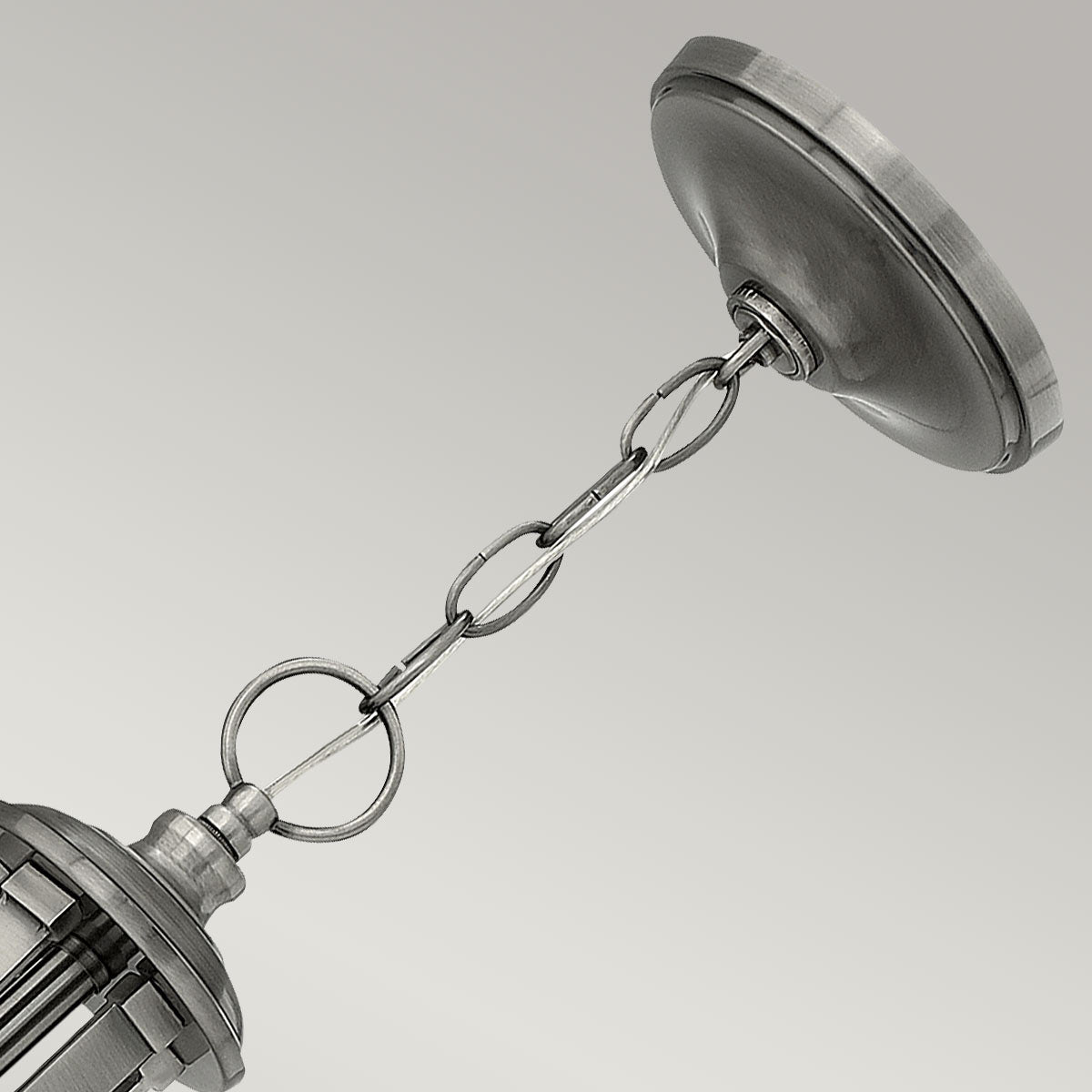 Hinkley Truman Kronleuchter Nickel – Wohnambiente