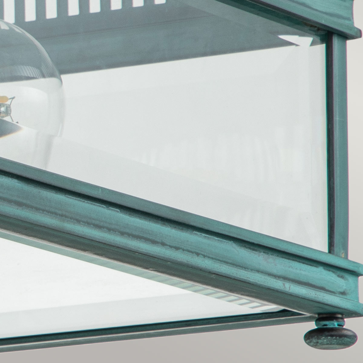 Elstead Holborn Deckenleuchte Verdigris – Detailansicht