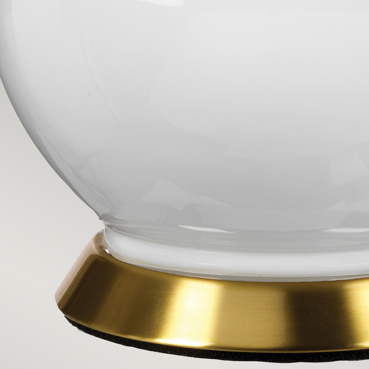 Elstead Isla Tischlampe Messing, Weiß – Detailansicht 2