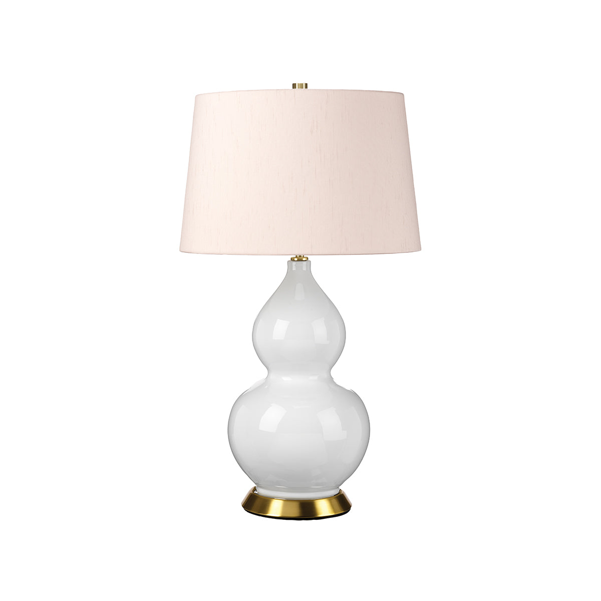 Elstead Isla Tischlampe Messing, Weiß