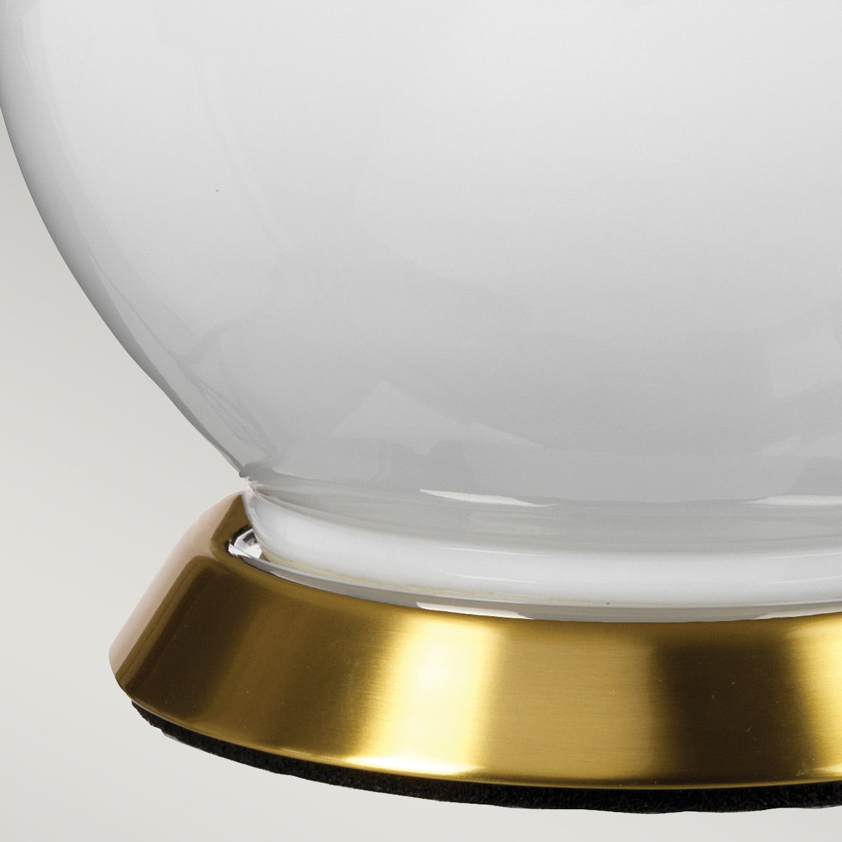 Elstead Isla Tischlampe Messing, Weiß – Detailansicht 2