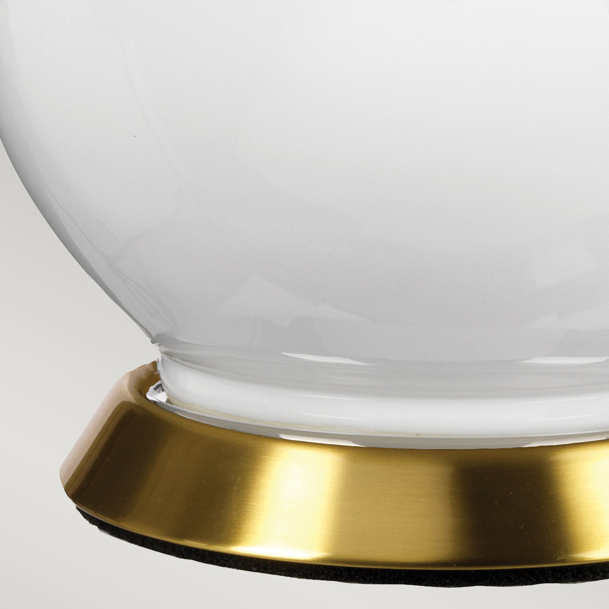 Elstead Isla Tischlampe Messing, Weiß – Detailansicht 2