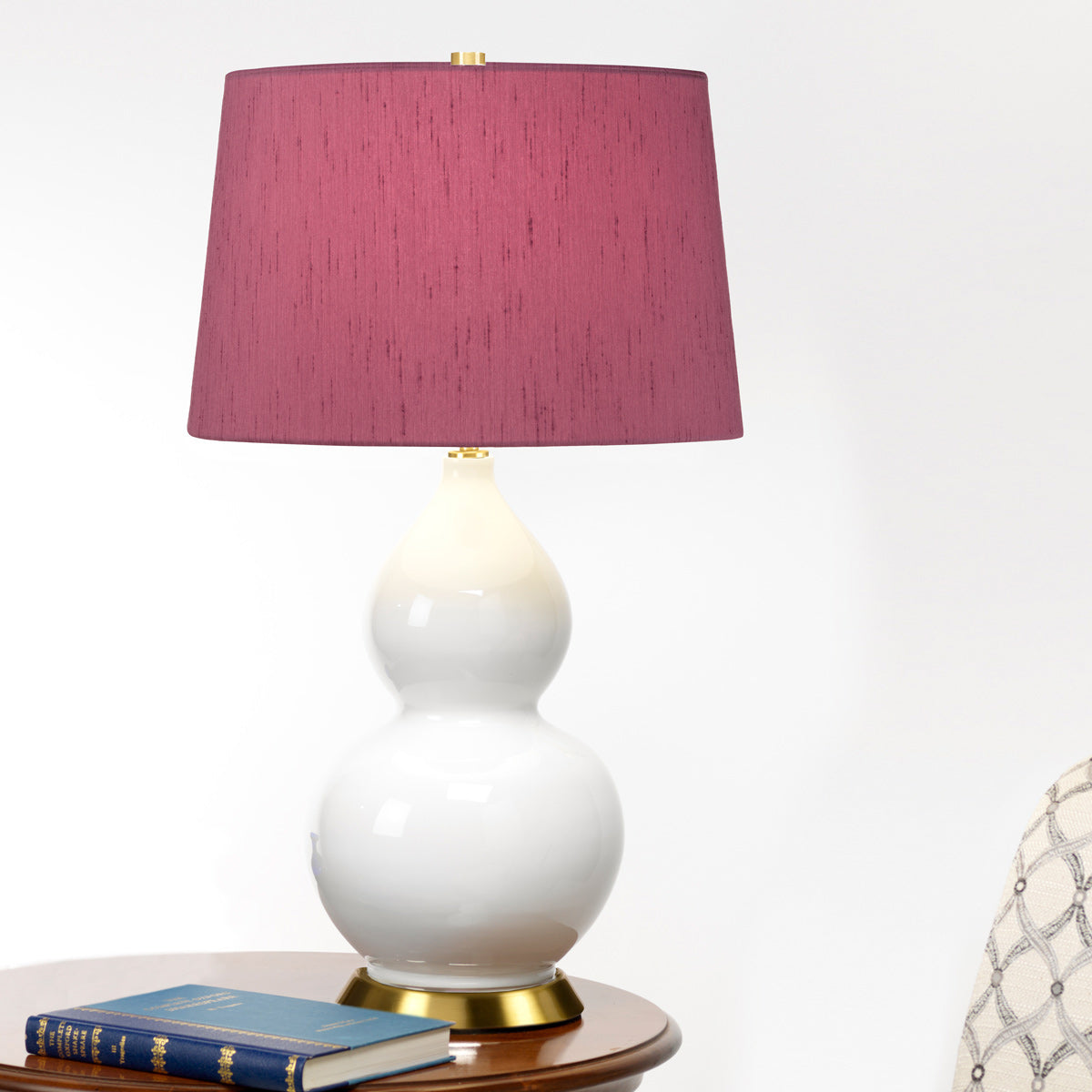 Elstead Isla Tischlampe Messing, Weiß – Detailansicht 4