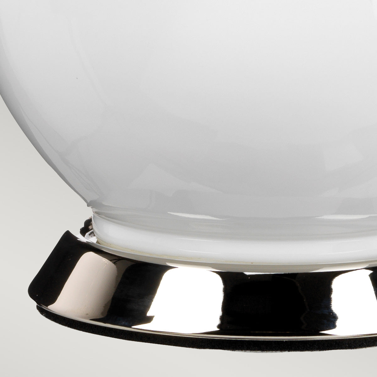 Elstead Isla Tischlampe Nickel, Weiß – Detailansicht 2