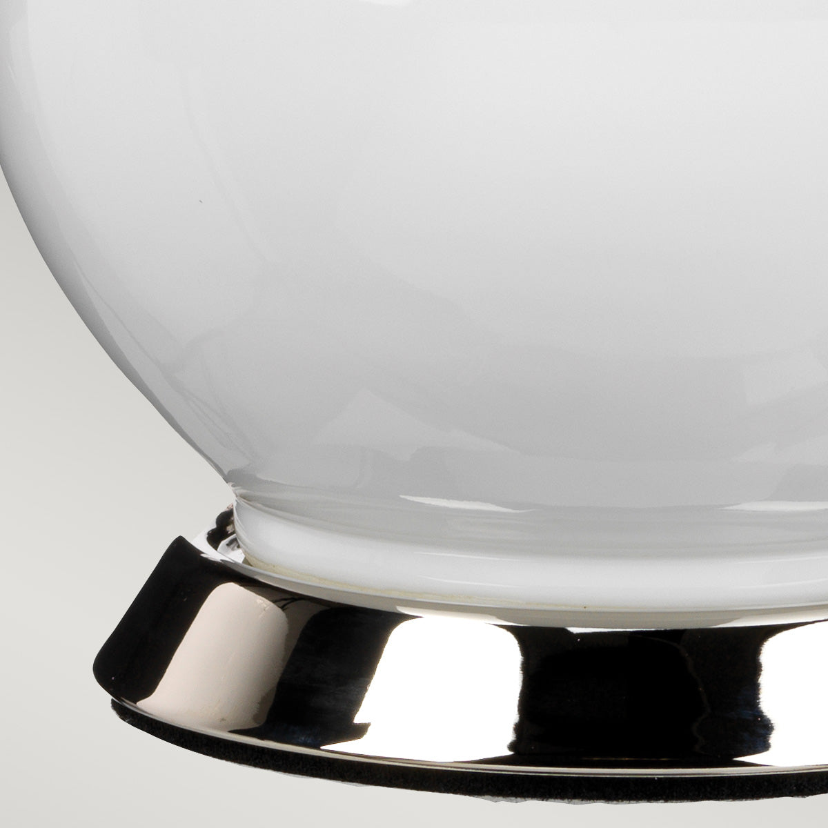 Elstead Isla Tischlampe Nickel, Weiß – Detailansicht 2