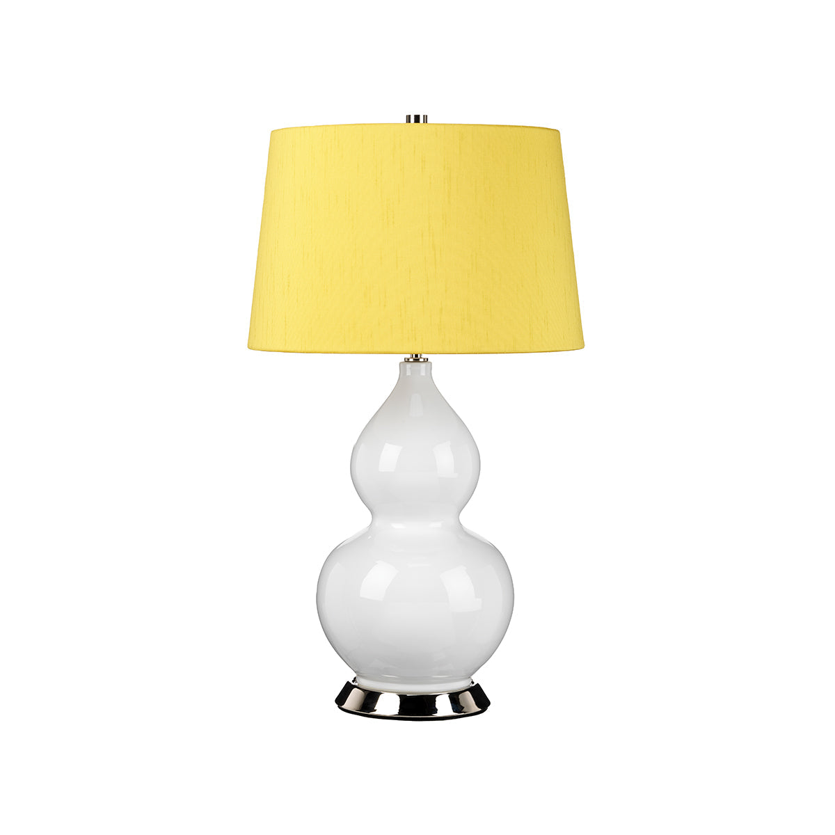 Elstead Isla Tischlampe Nickel, Weiß