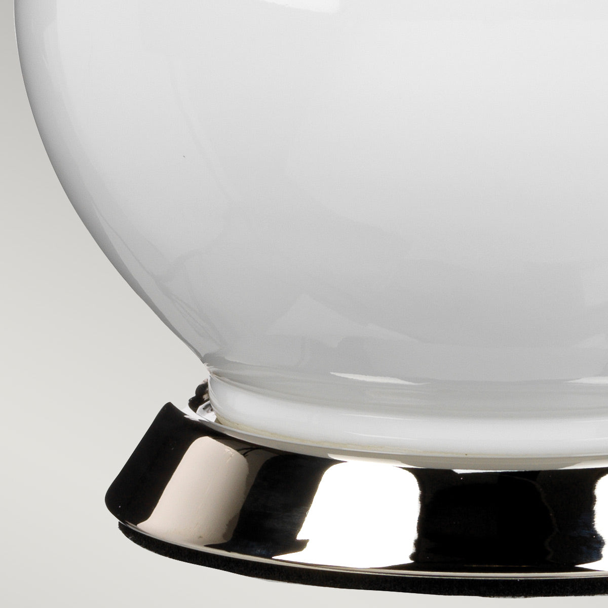 Elstead Isla Tischlampe Nickel, Weiß – Detailansicht 2