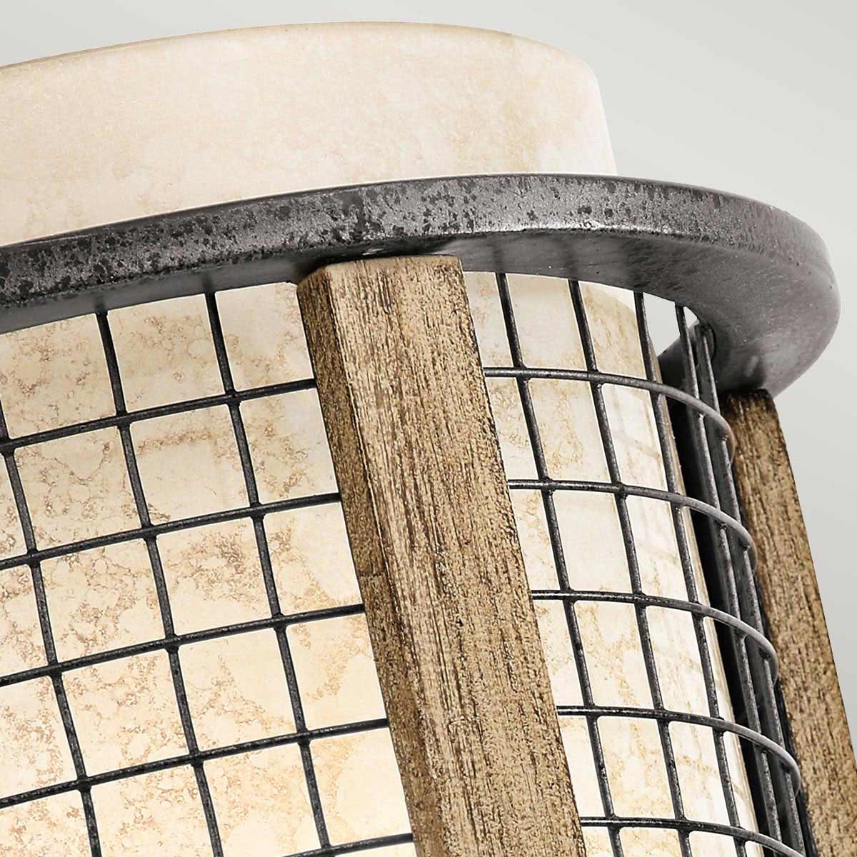 Kichler Ahrendale Wandleuchte Anvil Iron – Wohnambiente