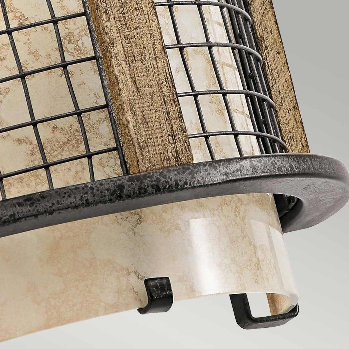 Kichler Ahrendale Wandleuchte Anvil Iron – Detailansicht