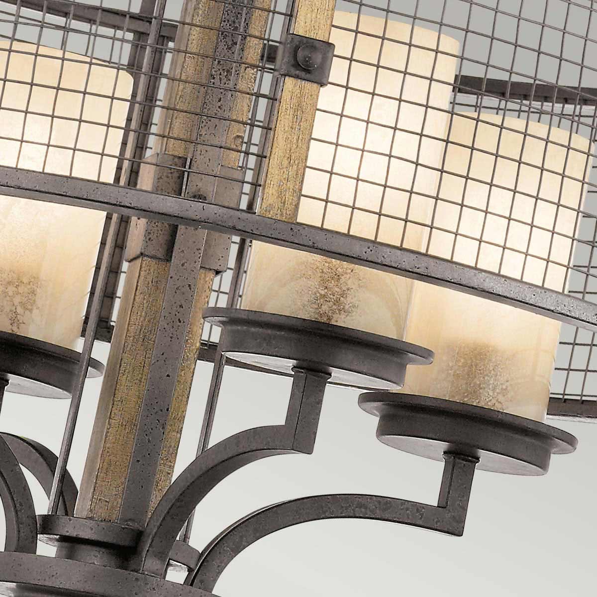 Kichler Ahrendale Kronleuchter Anvil Iron – Detailansicht