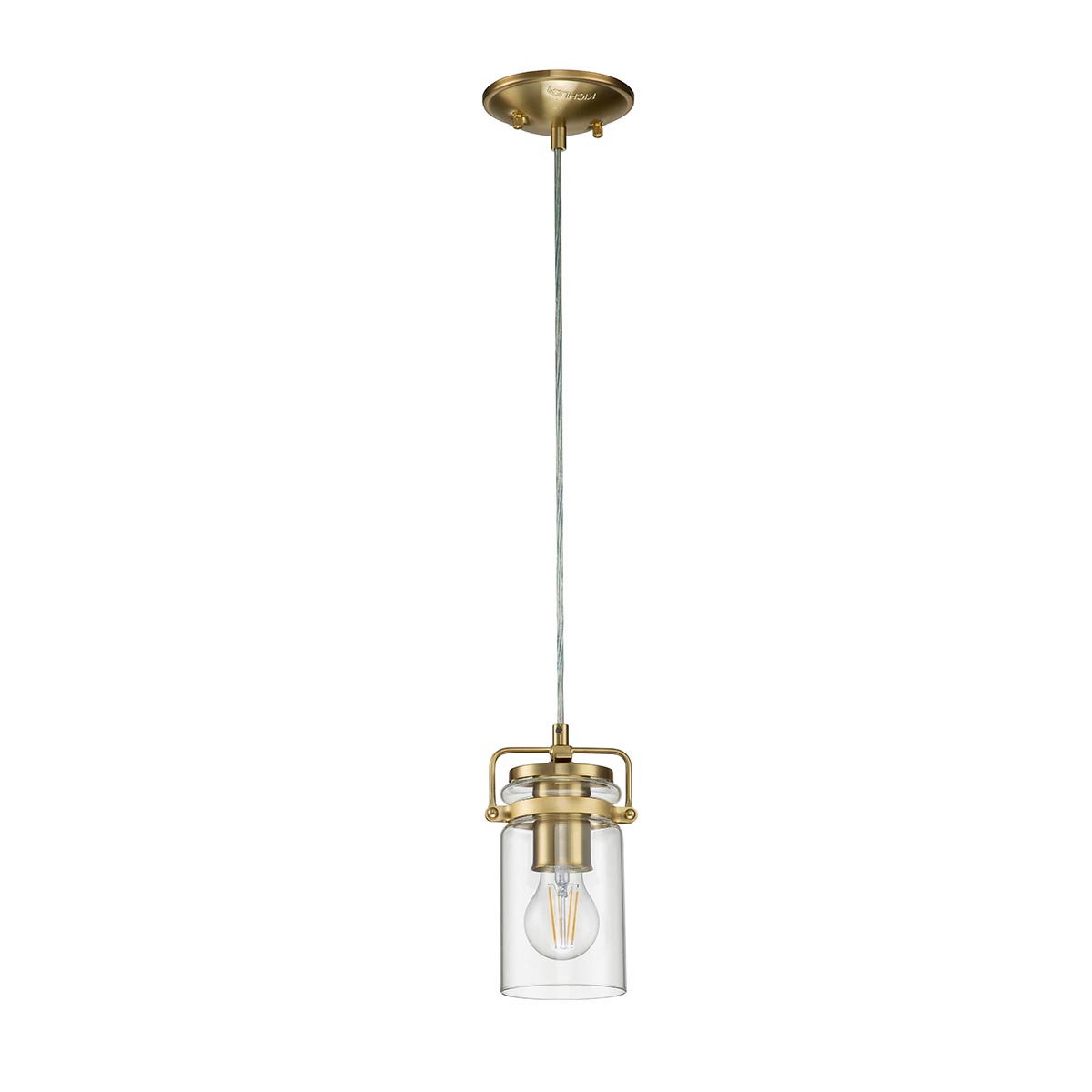 Kichler Brinley Pendelleuchte Messing – Wohnambiente