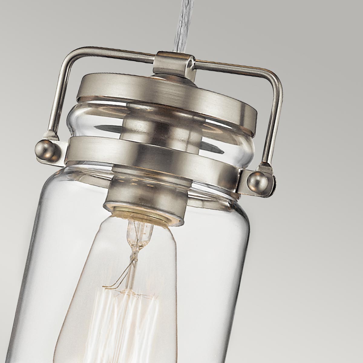 Kichler Brinley Pendelleuchte Nickel – Detailansicht 2