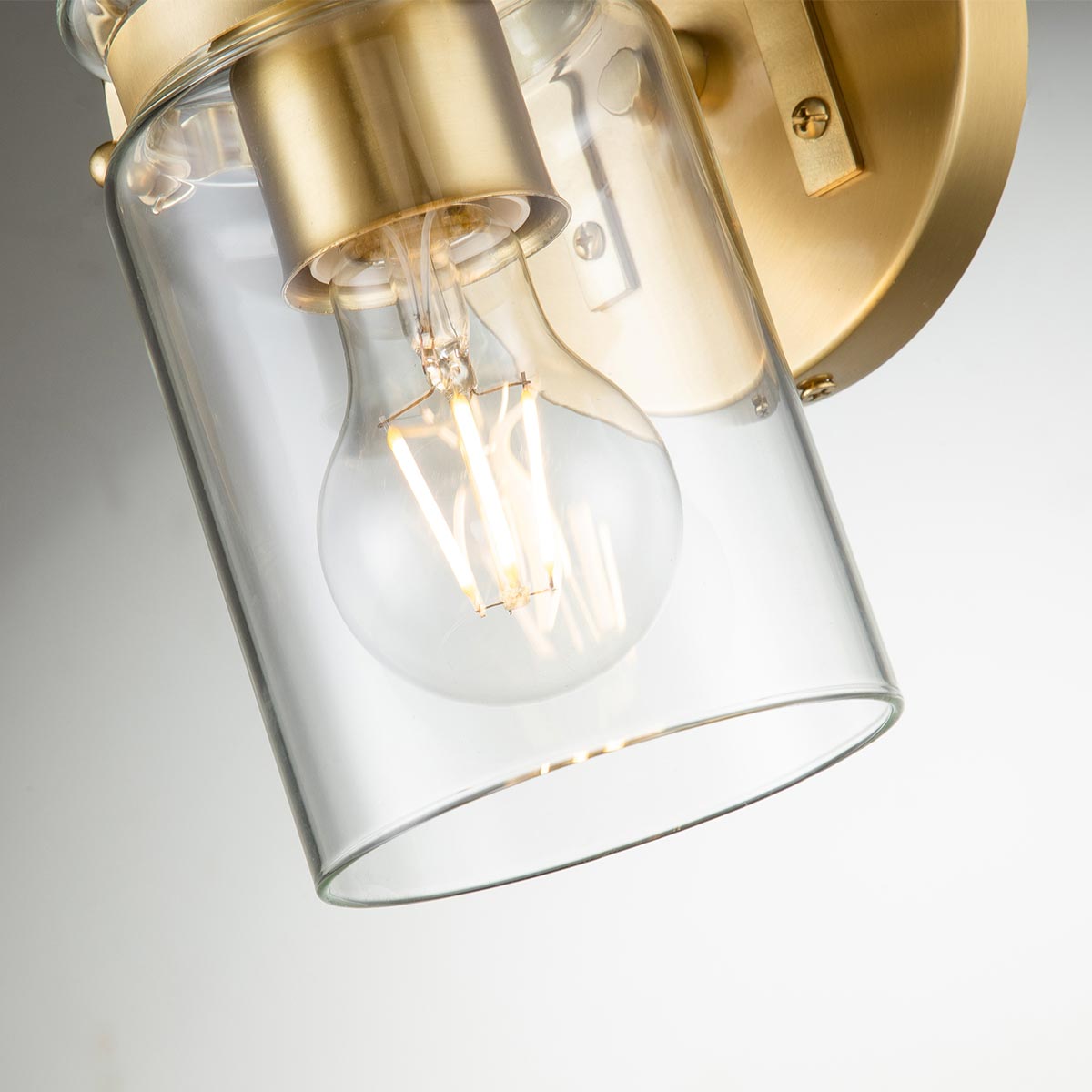Kichler Brinley Wandleuchte Messing – Detailansicht