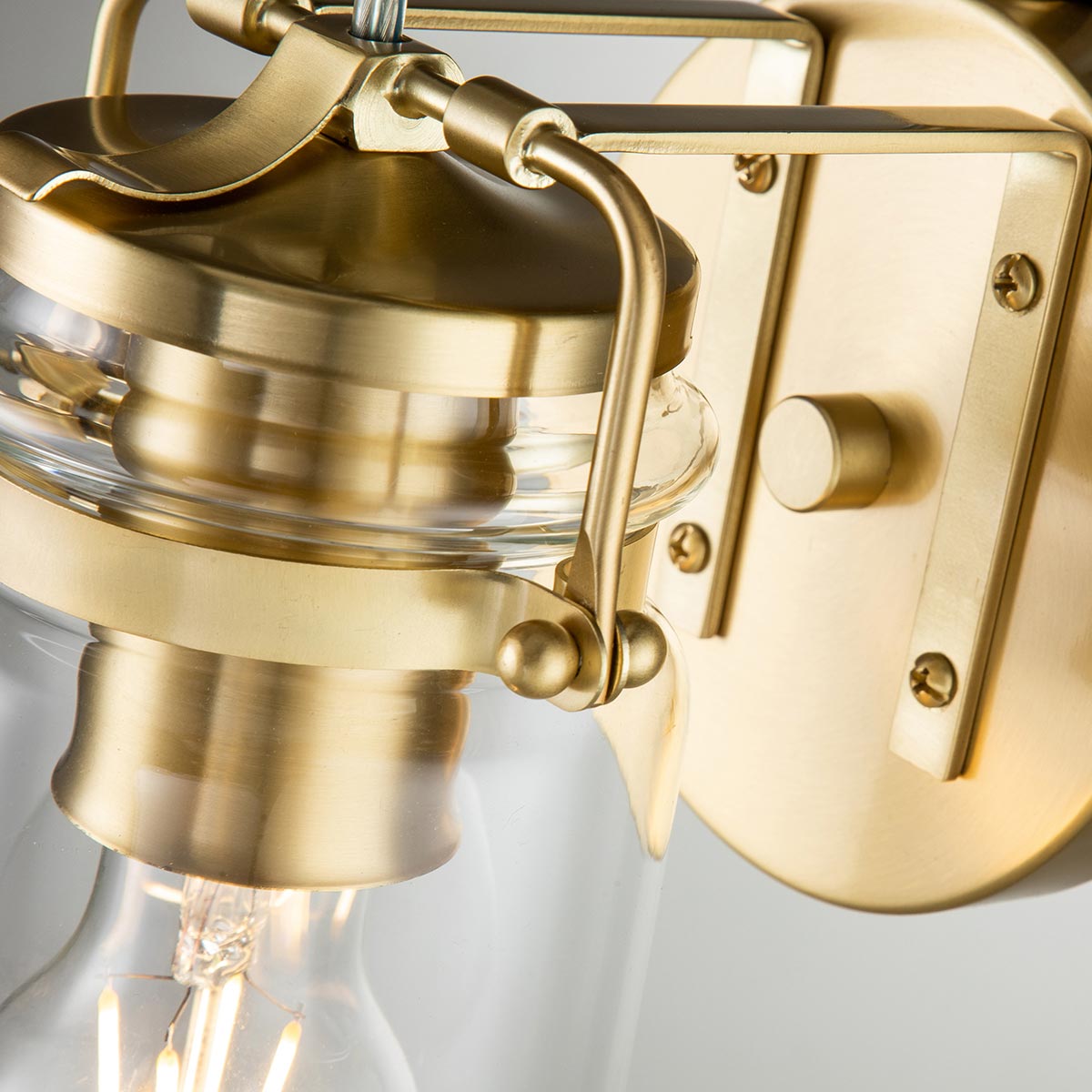Kichler Brinley Wandleuchte Messing – Detailansicht 3