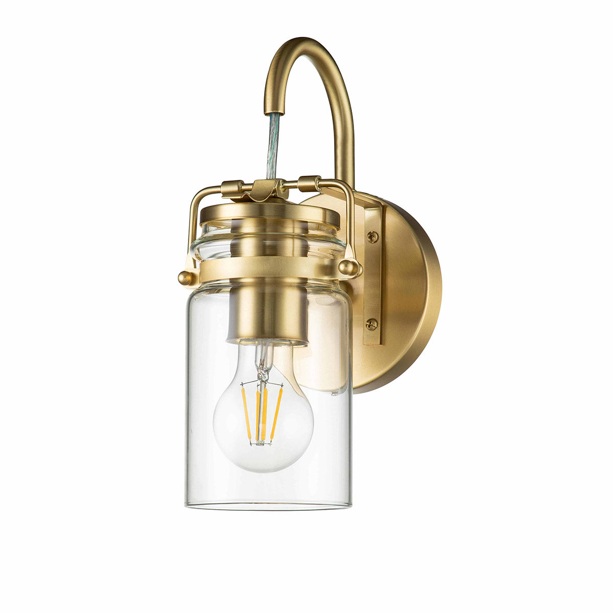 Kichler Brinley Wandleuchte Messing – Wohnambiente