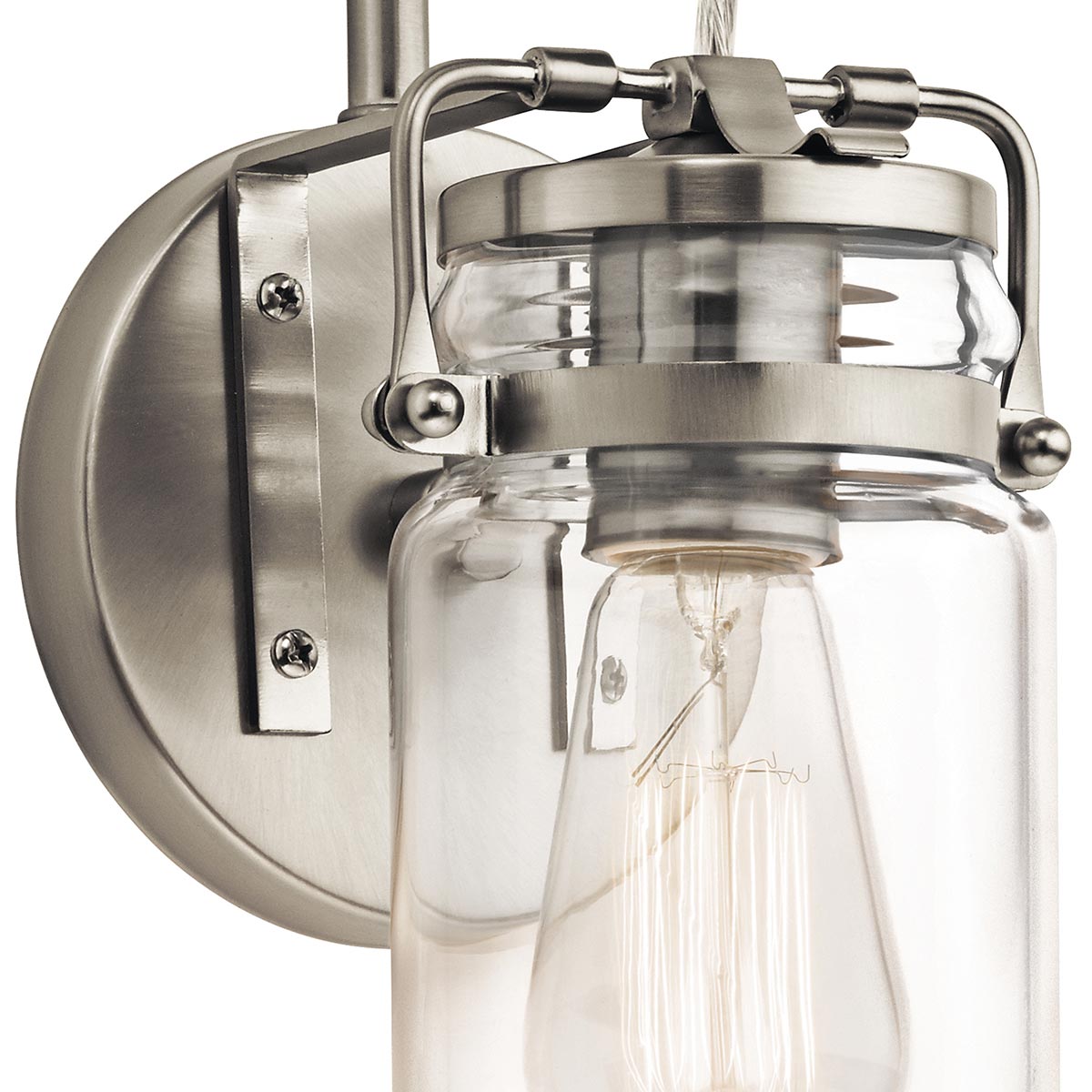 Kichler Brinley Wandleuchte Nickel – Wohnambiente