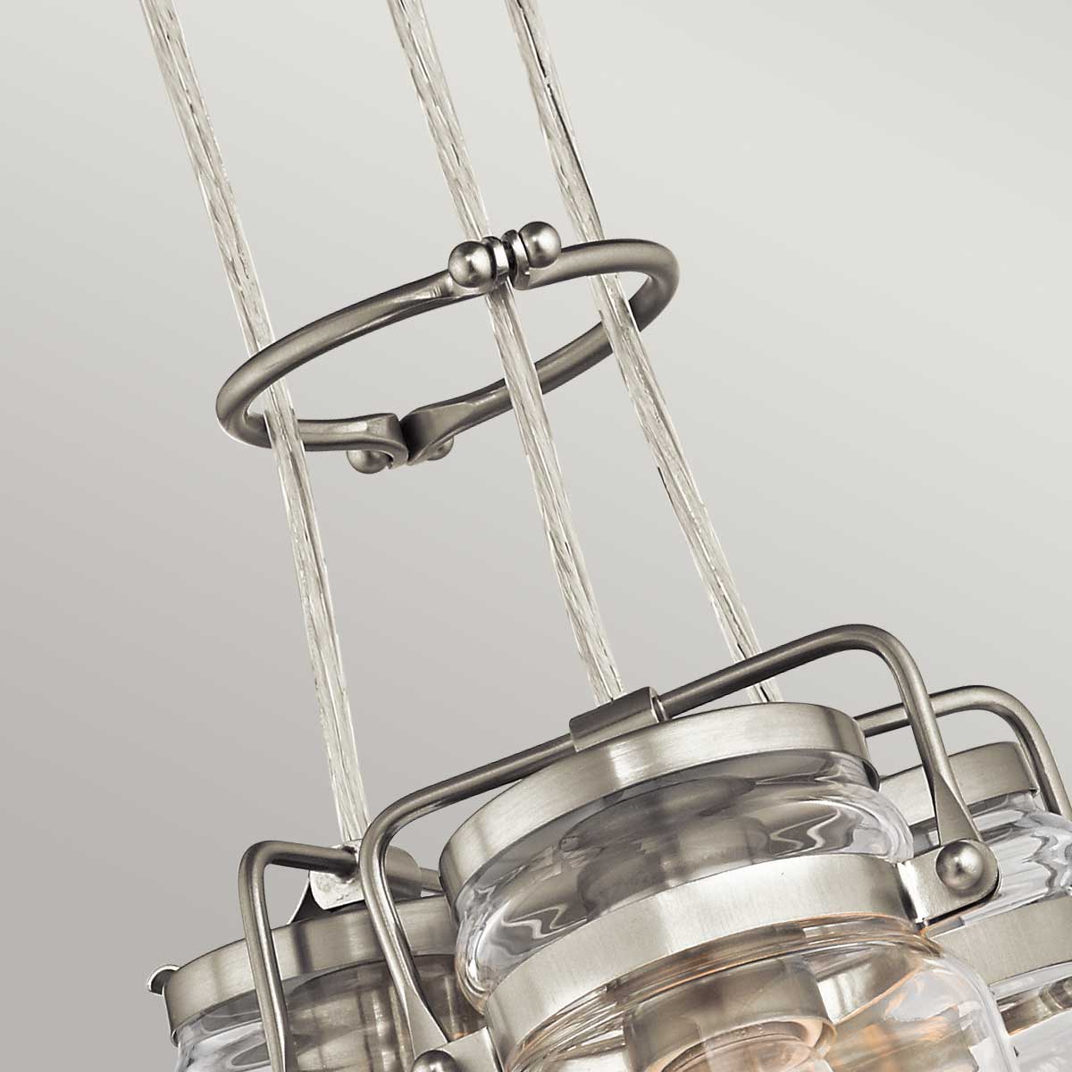 Kichler Brinley Pendelleuchte Nickel – Wohnambiente